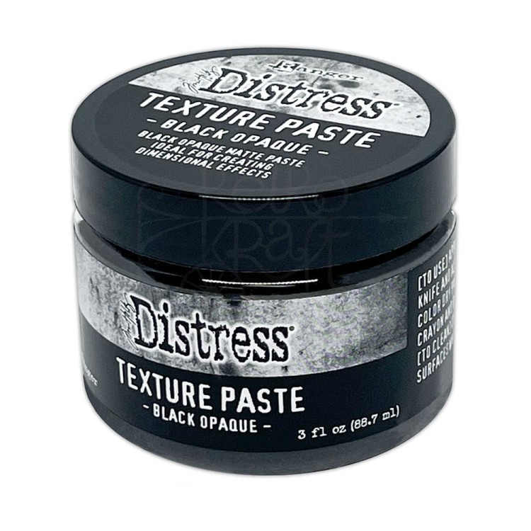 Pasta Tim Holtz Distress Grit Paste 89ml Black Opaque SHK84471 Ranger