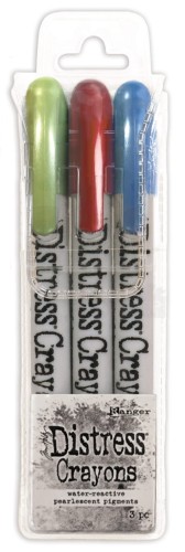 Kredki perłowe Tim Holtz Distress Crayons Holiday #3 zestaw 3 szt SCK81173 Ranger