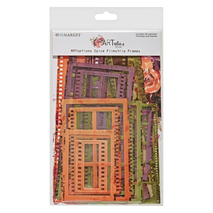 Ozdoby klisze ARToptions Spice Filmstrip Frames 30szt AOS25439 49 and Market