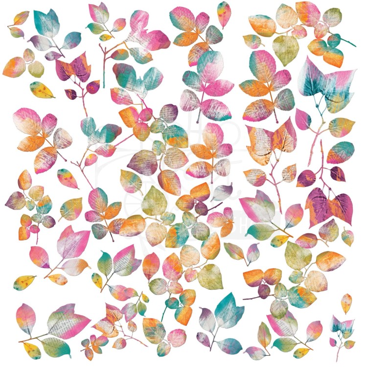 Ozdoby papierowe die-cuts ARToptions Spice Mixed Media Leaves 49szt AOS25361 49 and Market