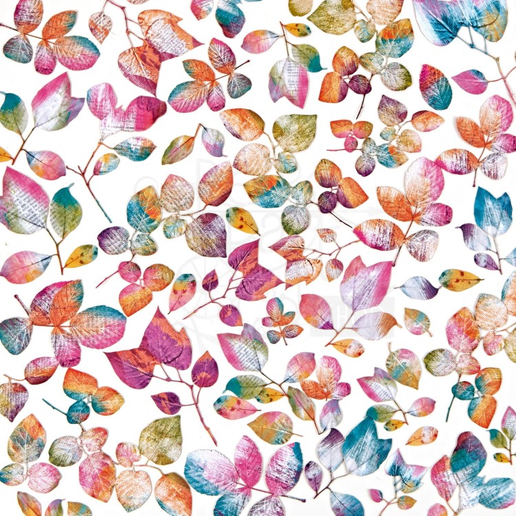 Ozdoby papierowe die-cuts ARToptions Spice Mixed Media Leaves 49szt AOS25361 49 and Market