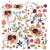 Ozdoby papierowe die-cuts ARToptions Spice Wildflowers 68szt AOS25354 49 and Market