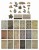 Ozdoby papierowe Worn Wallpaper Scraps Halloween 44 elementy TH94147 Tim Holtz