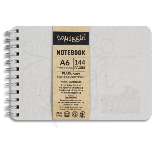 Notes Journaling Note Book Plain A6 144 strony CR90664 Little Birdie
