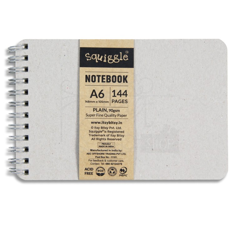 Notes Journaling Note Book Plain A6 144 strony CR90664 Little Birdie