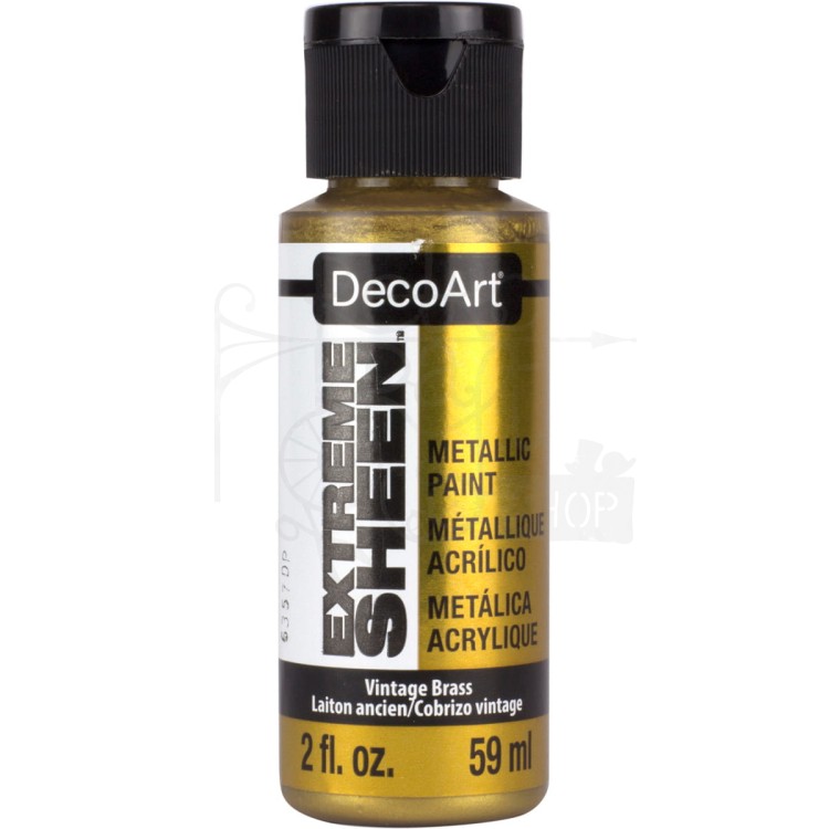 Farba metaliczna Extreme Sheen Vintage Brass 59ml DPM05 DecoArt