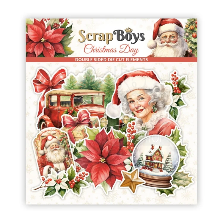 Ozdoby papierowe die-cuts Christmas Day SB-CHDA-12 ScrapBoys
