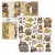 Zestaw papierów 30x30 Steampunk Journey SB-STJO-08 ScrapBoys
