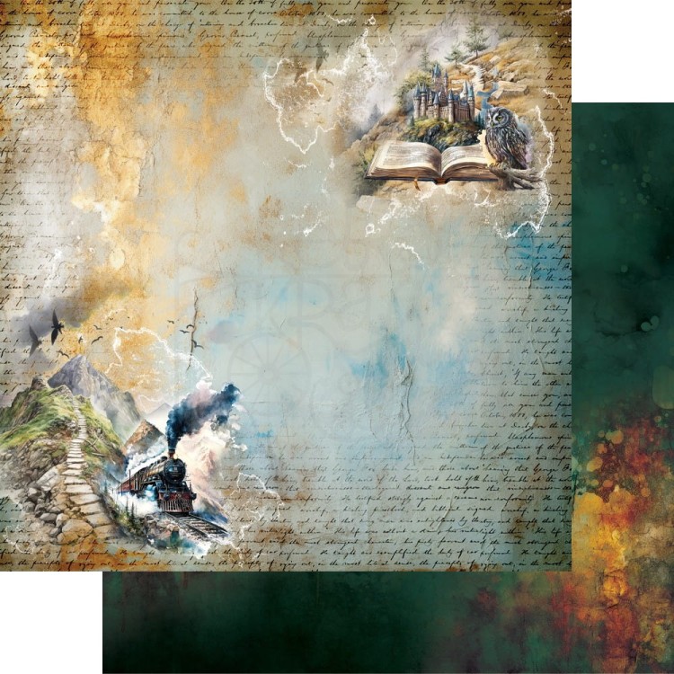 Zestaw papierów do scrapbookingu 30x30 Legends of the Magic School AA-LOTMS-07 Alchemy of Art