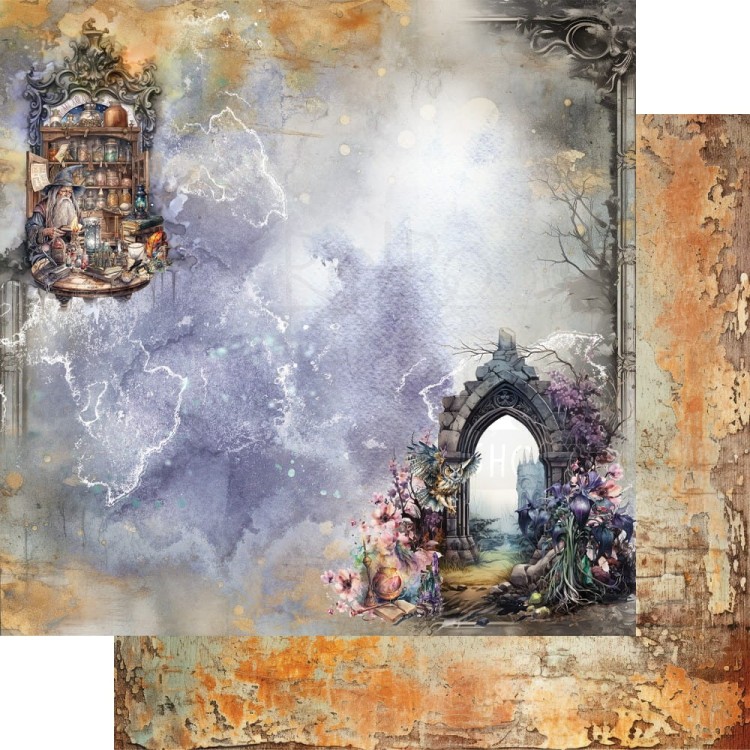 Zestaw papierów do scrapbookingu 30x30 Legends of the Magic School AA-LOTMS-07 Alchemy of Art