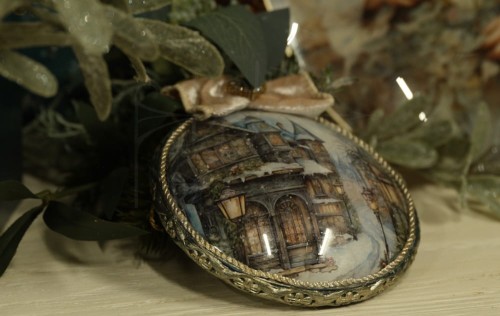 Papier ryżowy 24x33 Blue Christmas 3 LBD336 LaBlanche