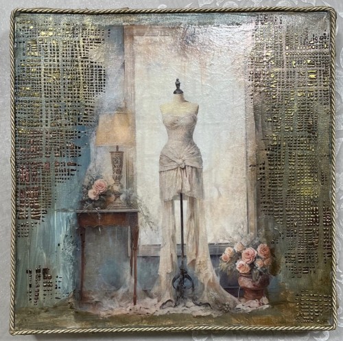 Papier ryżowy 24x33 Faded Flowers 6 LBD332 LaBlanche