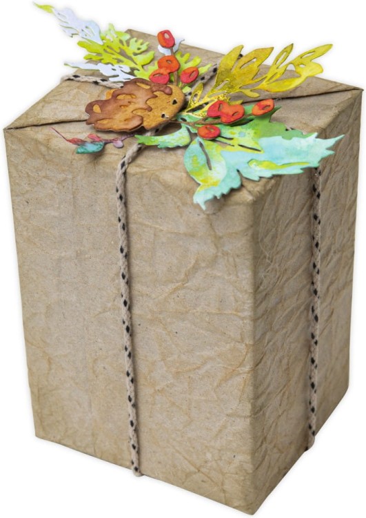 Wykrojnik Thinlits Dies Holiday Brushstroke #2 665578 Sizzix