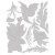 Wykrojnik Thinlits Dies Holiday Brushstroke #3 666067 Sizzix
