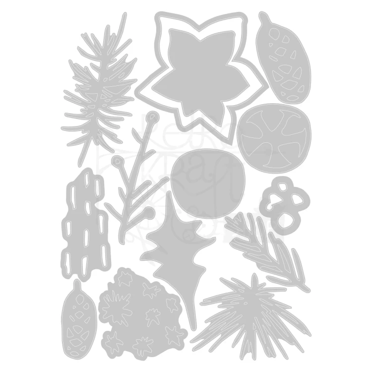 Wykrojnik Thinlits Dies Modern Festive 666069 Sizzix