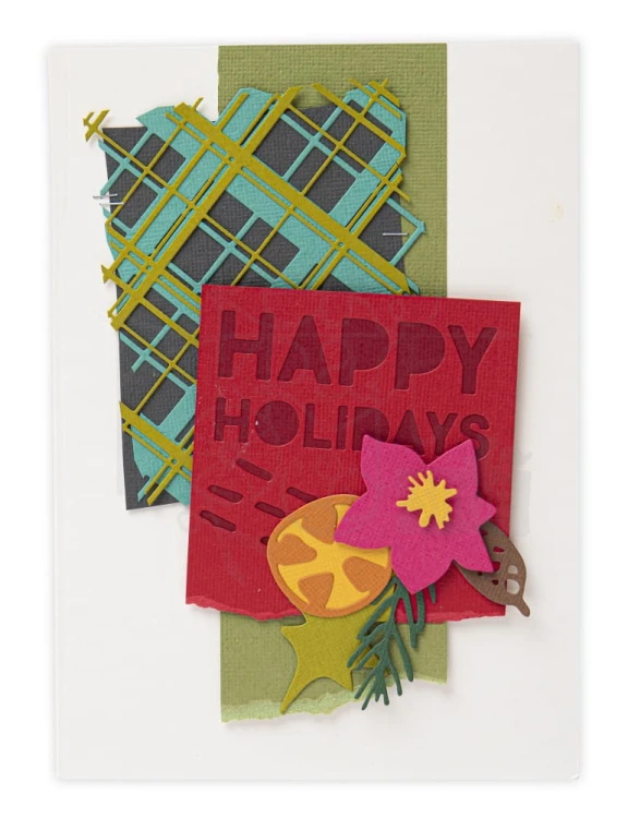 Wykrojnik Thinlits Dies Modern Festive 666069 Sizzix