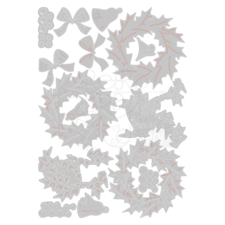 Wykrojnik Thinlits Dies Yuletide Colorize 666073 Sizzix