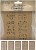 Szablon maska Idea-Ology Stencil Cards zestaw 5szt TH94135 Tim Holtz