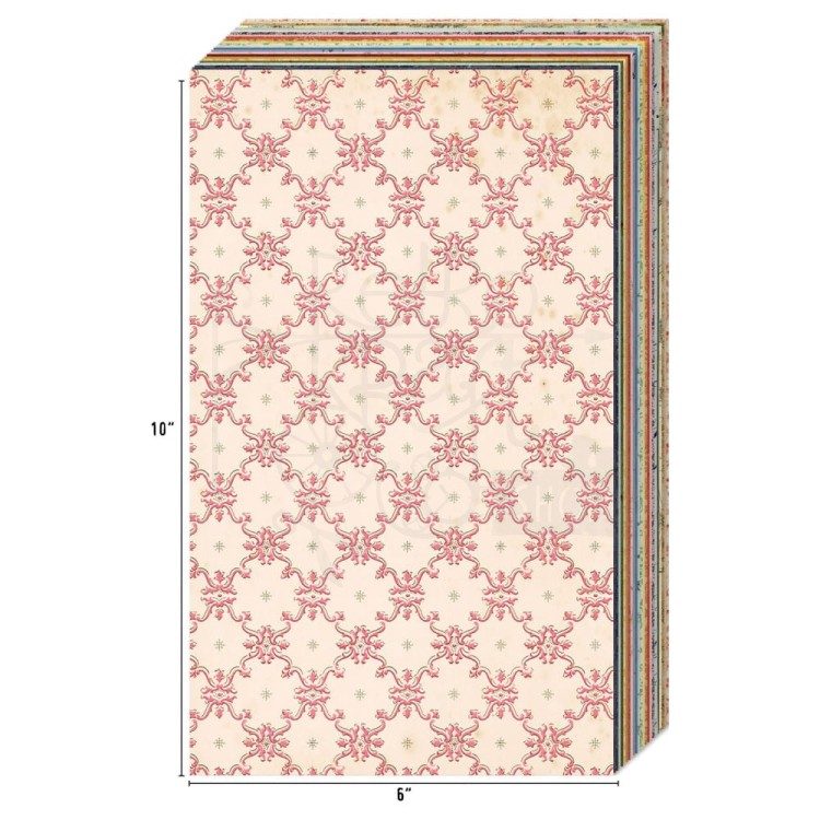 Ozdoby papierowe Idea-Ology Backdrops Double-Sided Cardstock Volume #5 24szt TH94309 Tim Holtz