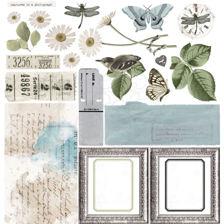 Zestaw Papierów 30x30 Vintage Artistry Moonlit Garden Collection Pack VMG25477 49 and Market