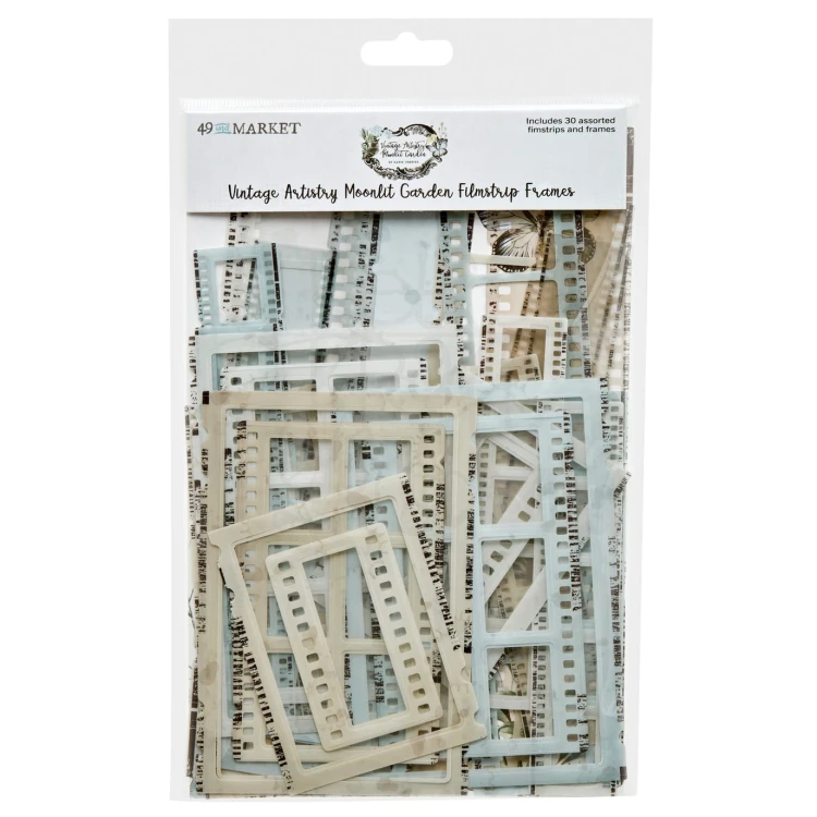 Ozdoby klisze Vintage Artistry Moonlit Garden 30szt VMG25774 49 and Market