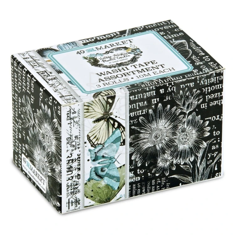 Zestaw taśm washi tape Vintage Artistry Moonlit Garden 3szt VMG25781 49 and Market