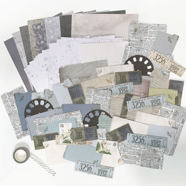 Zestaw Big Picture Album Kit Vintage Artistry Moonlit Garden VMG25682 49 and Market