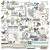 Ozdoby papierowe die-cuts Vintage Artistry Moonlit Garden Elements 116szt VMG25699 49 and Market