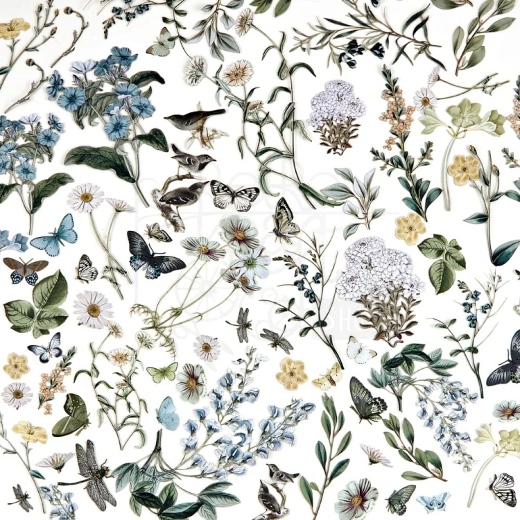 Ozdoby papierowe die-cuts Vintage Artistry Moonlit Garden Wildflower 77szt VMG25705 49 and Market