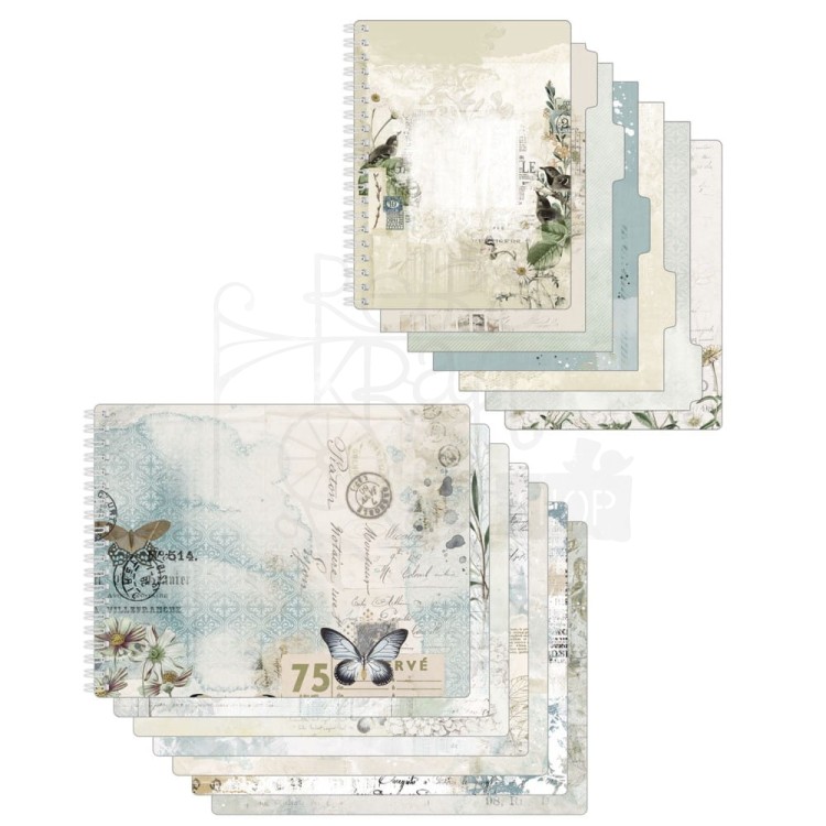 Zestaw Spiral Notebook Set Vintage Artistry Moonlit Garden - notesy spiralne 2szt VMG25736 49 and Market