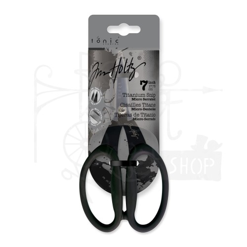 Nożyczki Tim Holtz Non-Stick Titanium Micro Serrated Scissors 7'' 817EUS Tim Holtz Tonic Studios