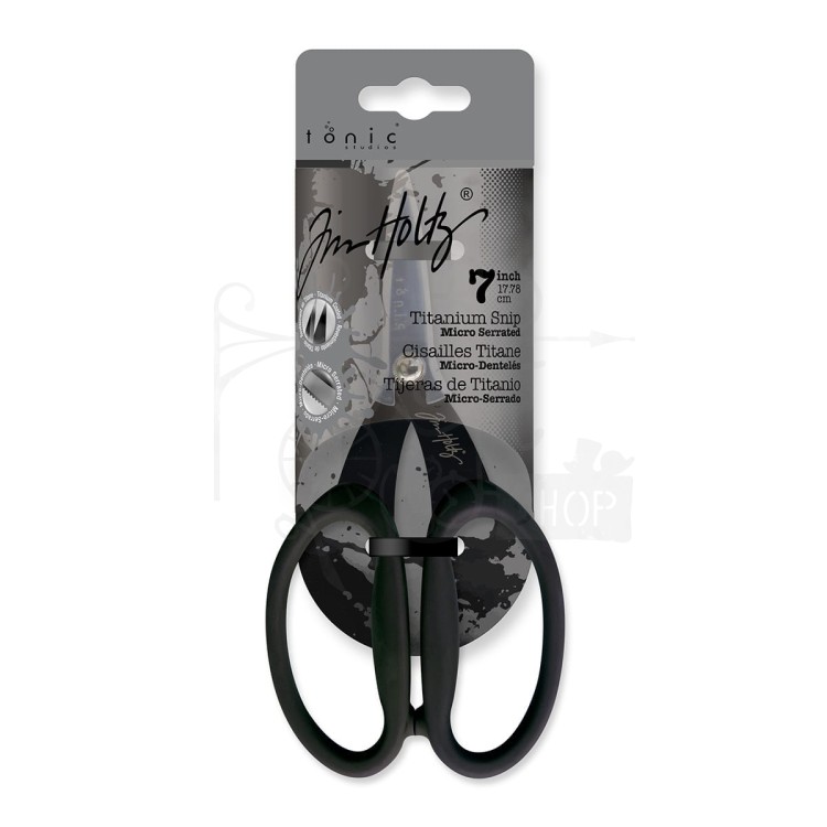 Nożyczki Tim Holtz Non-Stick Titanium Micro Serrated Scissors 7'' 817EUS Tim Holtz Tonic Studios