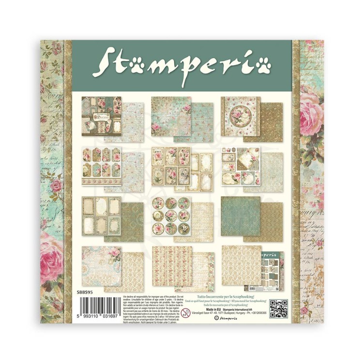 Zestaw papierów 20x20 Precious SBBS95 Stamperia