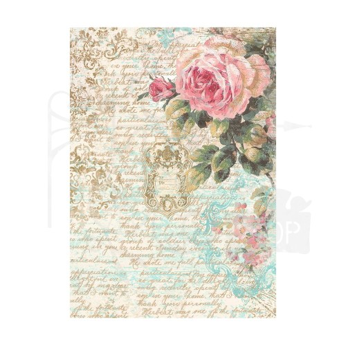 Papier ryżowy A6 Precious Backgrounds tła 8szt DFSAK6013 Stamperia