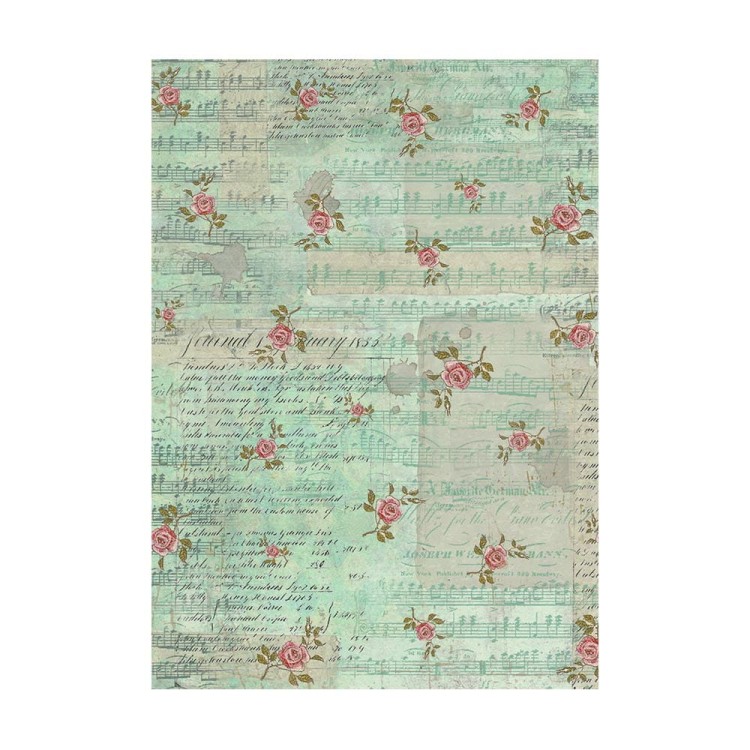 Papier ryżowy A6 Precious Backgrounds tła 8szt DFSAK6013 Stamperia