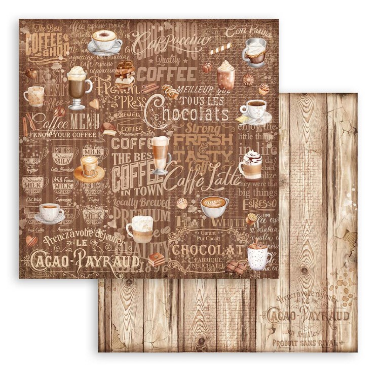 Zestaw papierów 20x20 Coffe &amp; Chocolate SBBS93 Stamperia