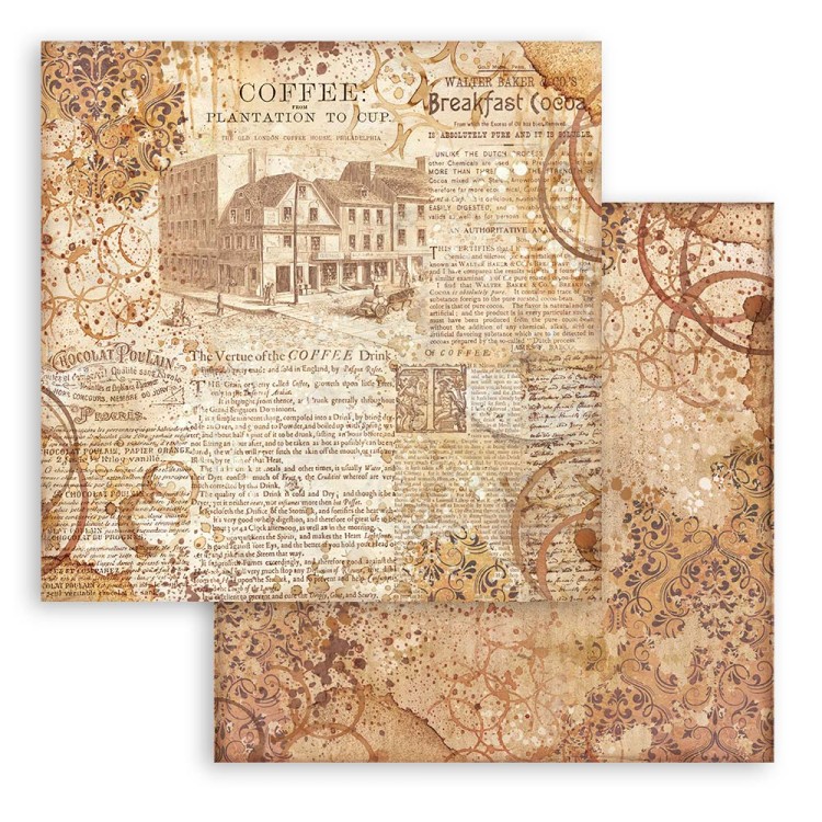 Zestaw papierów 20x20 Coffe &amp; Chocolate SBBS93 Stamperia