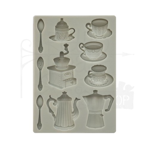 Foremka silikonowa A5 Coffe &amp; Chocolate Cups Kawusia KACMA504 Stamperia