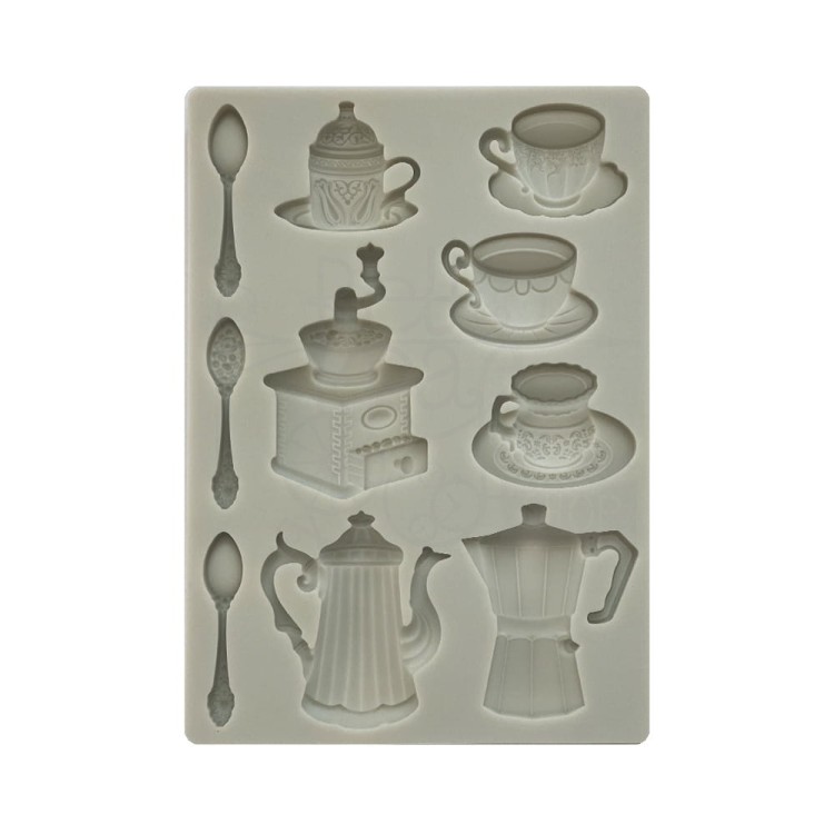 Foremka silikonowa A5 Coffe &amp; Chocolate Cups Kawusia KACMA504 Stamperia