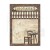 Papier ryżowy A6 Coffe &amp; Chocolate Backgrounds tła 8szt DFSAK6012 Stamperia
