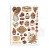 Papier washi A5 Coffe &amp; Chocolate 8 szt SBW01 Stamperia