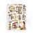 Papier washi A5 Coffe &amp; Chocolate 8 szt SBW01 Stamperia
