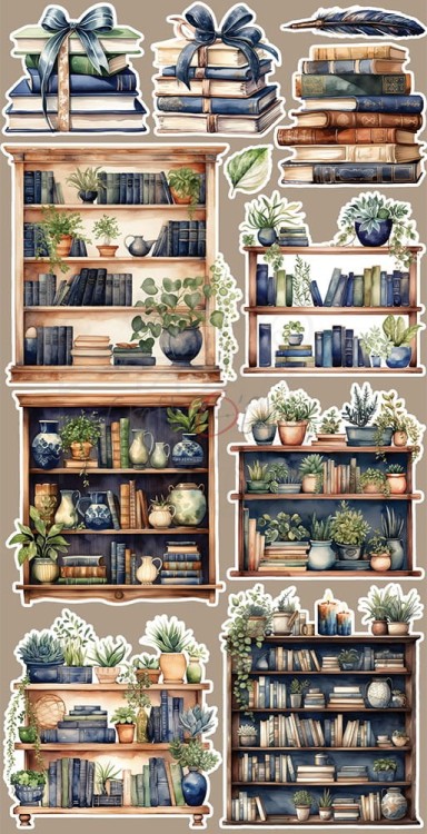 Zestaw dodatków 15x30 Lovely When You Read - Book Lovers - CC-C62-LWR-12 Craft O’Clock