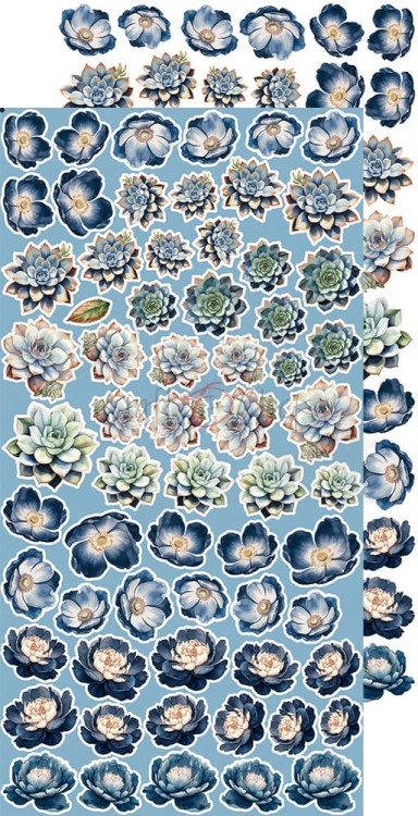 Zestaw dodatków 15x30 Lovely When You Read - Flowers &amp; More - CC-C62-LWR-11 Craft O’Clock
