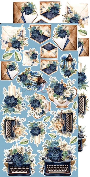 Zestaw dodatków 15x30 Lovely When You Read - Flowers &amp; More - CC-C62-LWR-11 Craft O’Clock