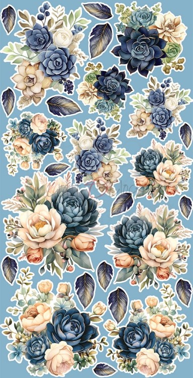 Zestaw dodatków 15x30 Lovely When You Read - Flowers &amp; More - CC-C62-LWR-11 Craft O’Clock