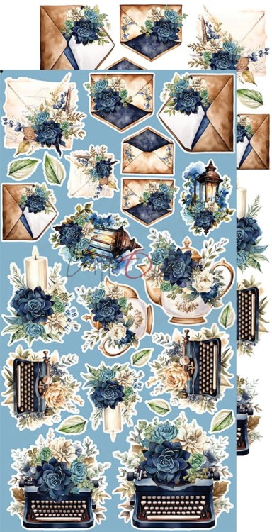 Zestaw dodatków 15x30 Lovely When You Read - Mix - CC-C62-LWR-13 Craft O’Clock