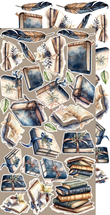 Zestaw dodatków 15x30 Lovely When You Read - Mix - CC-C62-LWR-13 Craft O’Clock