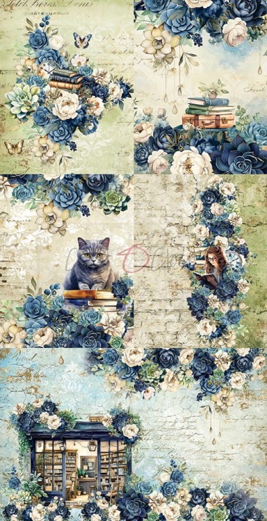 Zestaw dodatków 15x30 Lovely When You Read - Mix - CC-C62-LWR-13 Craft O’Clock