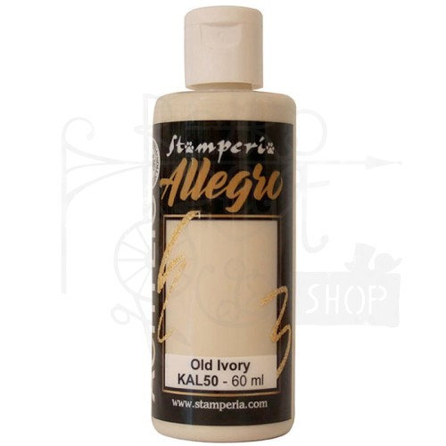 Farba akrylowa Allegro Old Ivory Antyczna kość słoniowa 60ml KAL50 Stamperia